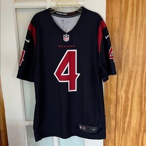 Nike Texans Men's Jersey - Black and Red